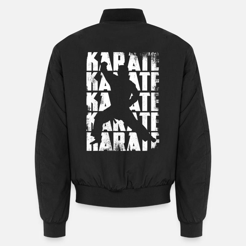 Lustiges Karate Unisex Bomberjacke