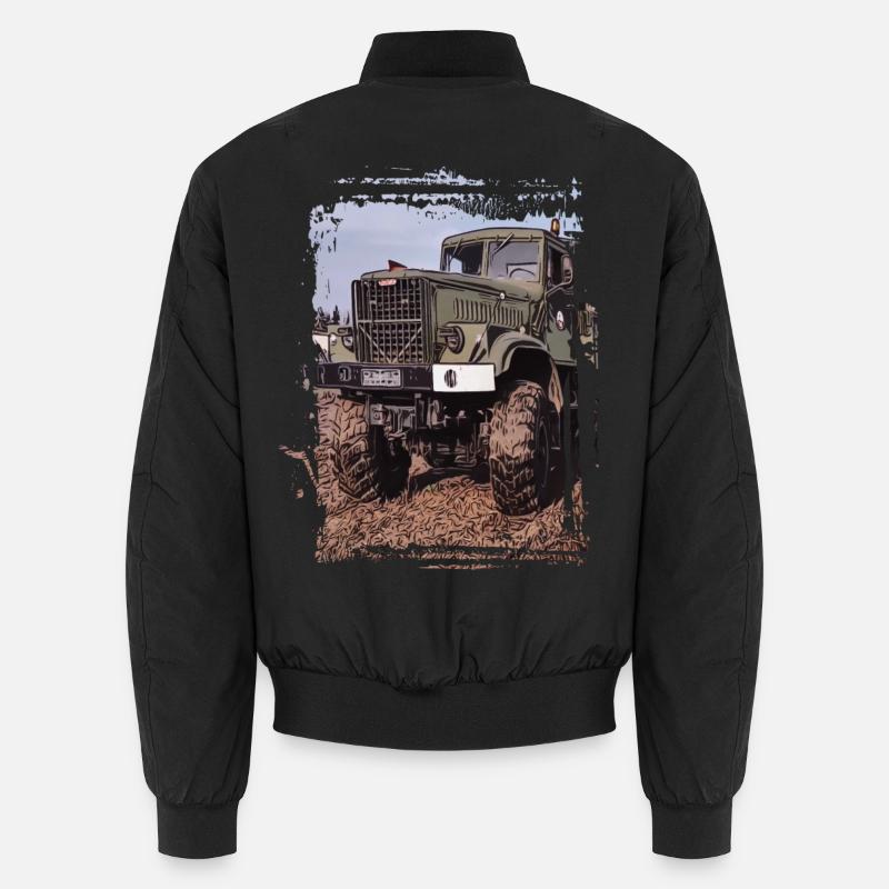 Camion KRAZ - Bomber unisexe - noir