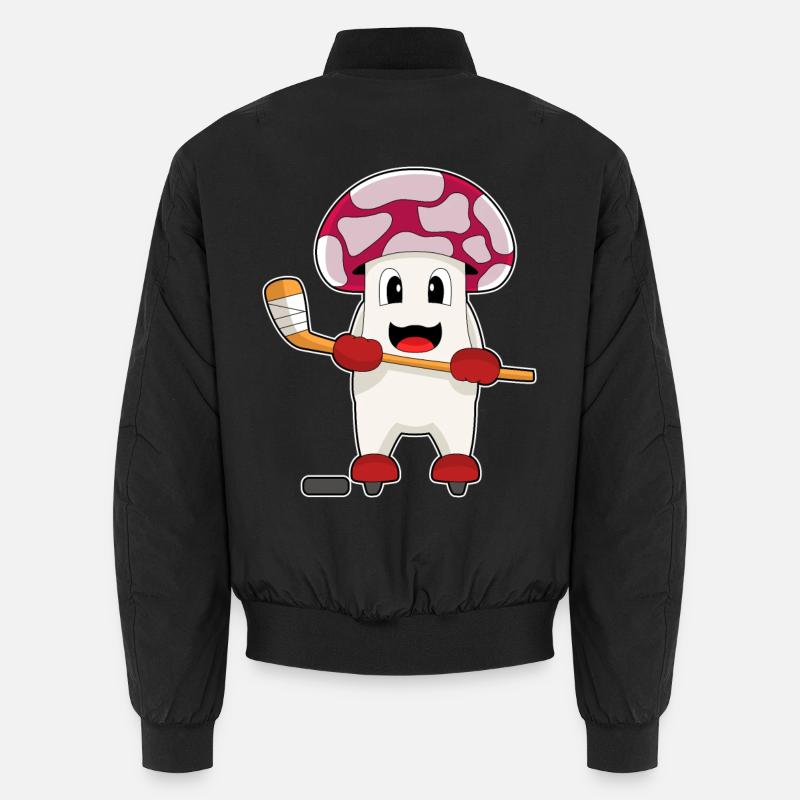 Pilz Eishockey Eishockeyschläger - Unisex Bomberjacke - Schwarz