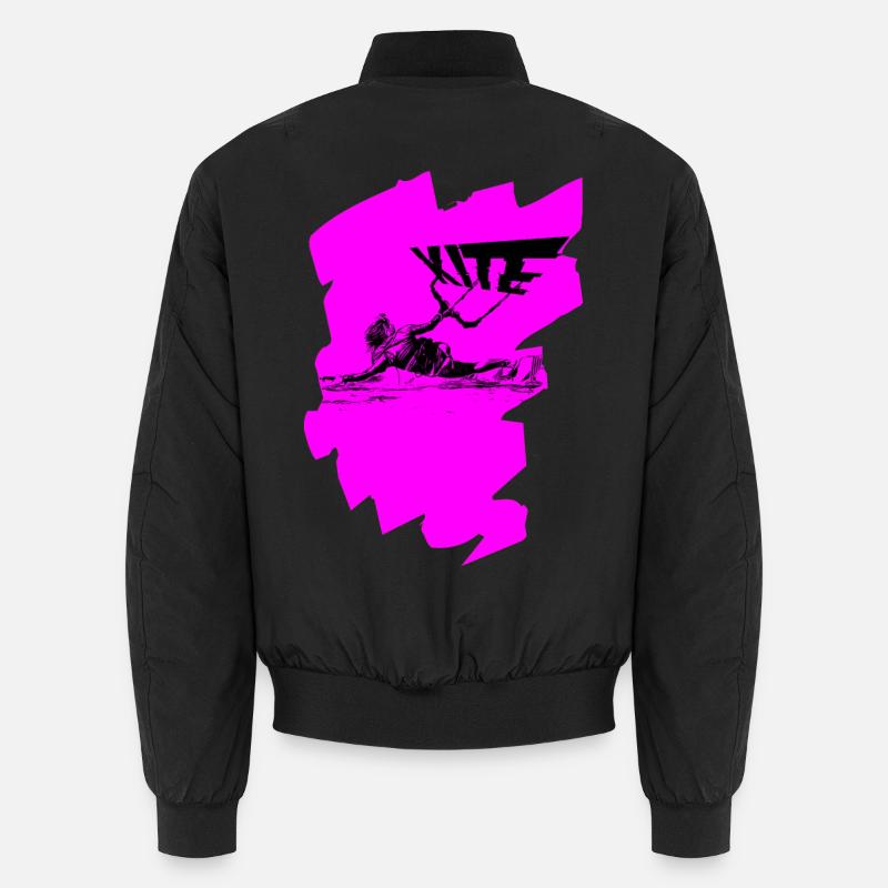Pink Kite Unisex Bomber Jacket