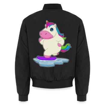 Snowboard licorne snowboard - Bomber unisexe - noir - Dos - AI Model Male 185 light (185cm)
