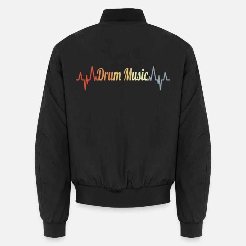 Drummer heart palpitations Unisex Bomber Jacket