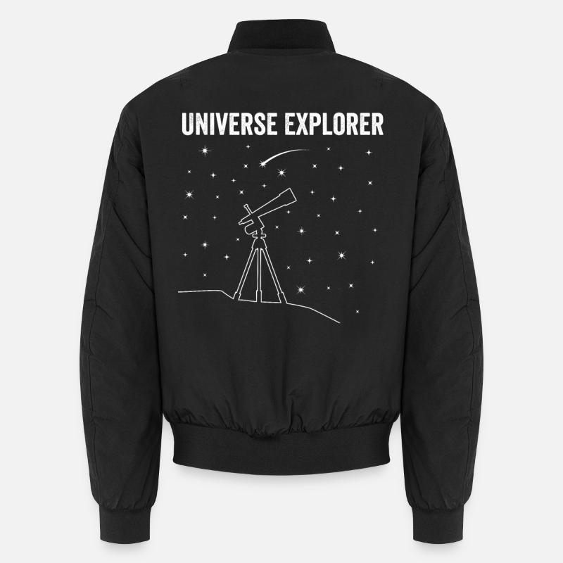 Universum Entdecker Astrophotographie-Leidenschaft Unisex Bomberjacke