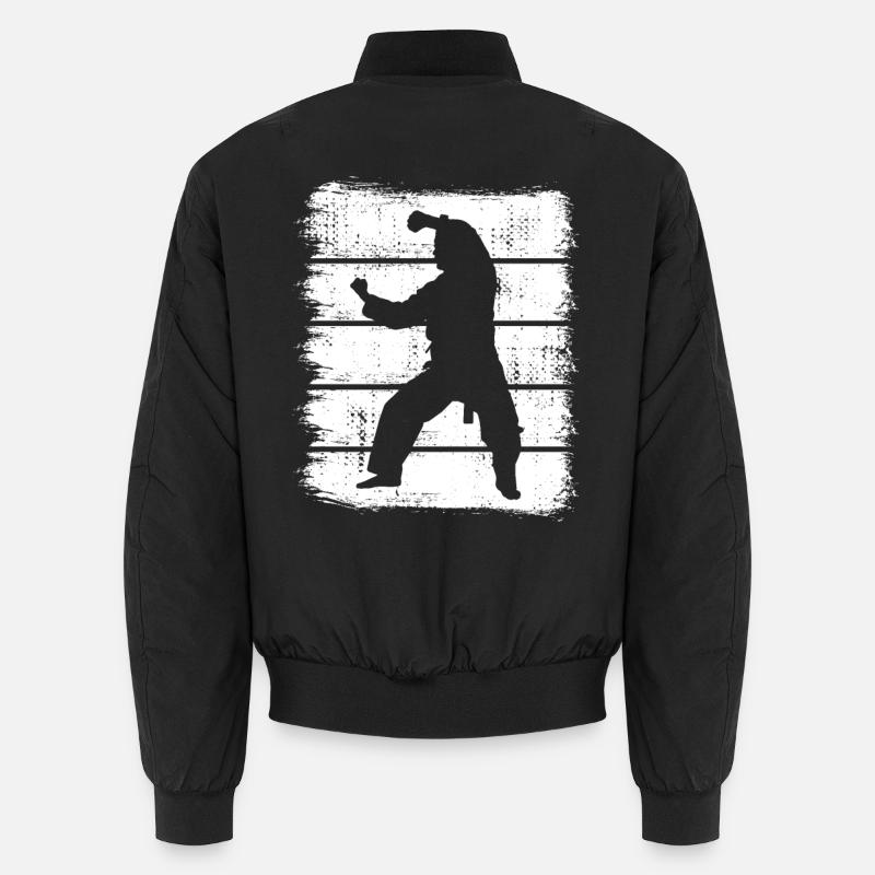 Karateka Sketch Unisex Bomber Jacket