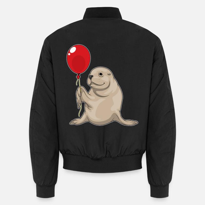Ballon de phoque - Bomber unisexe - noir