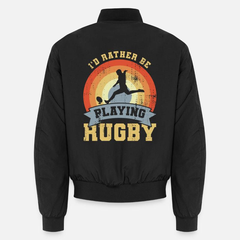 Rugby Witz Unisex Bomberjacke