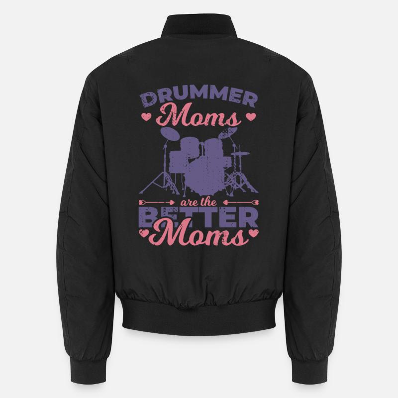 Maman batteur - Bomber unisexe - noir