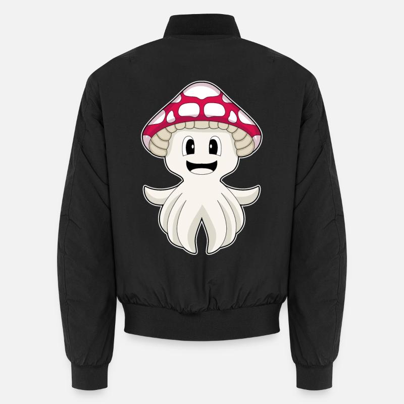 Champignon poulpe - Bomber unisexe - noir