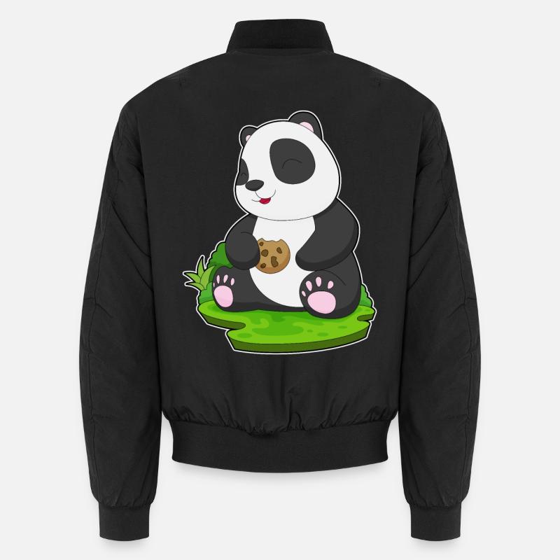 Biscuit Panda - Bomber unisexe - noir
