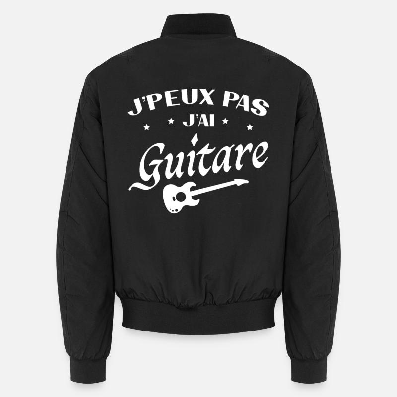 I can't I guitar Unisex Bomber Jacket