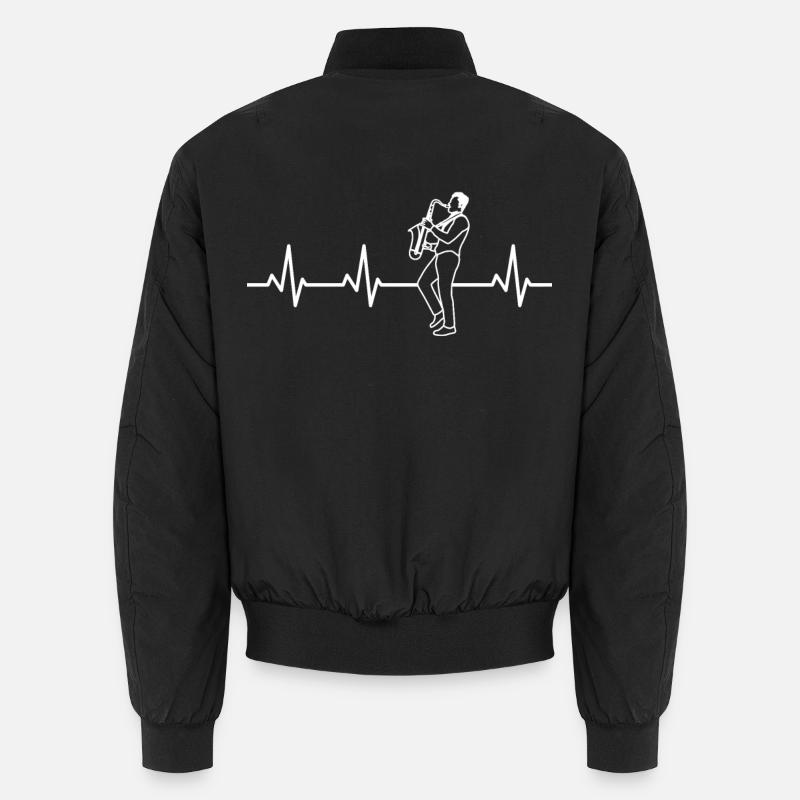 Palpitations cardiaques du saxophoniste Bomber unisexe