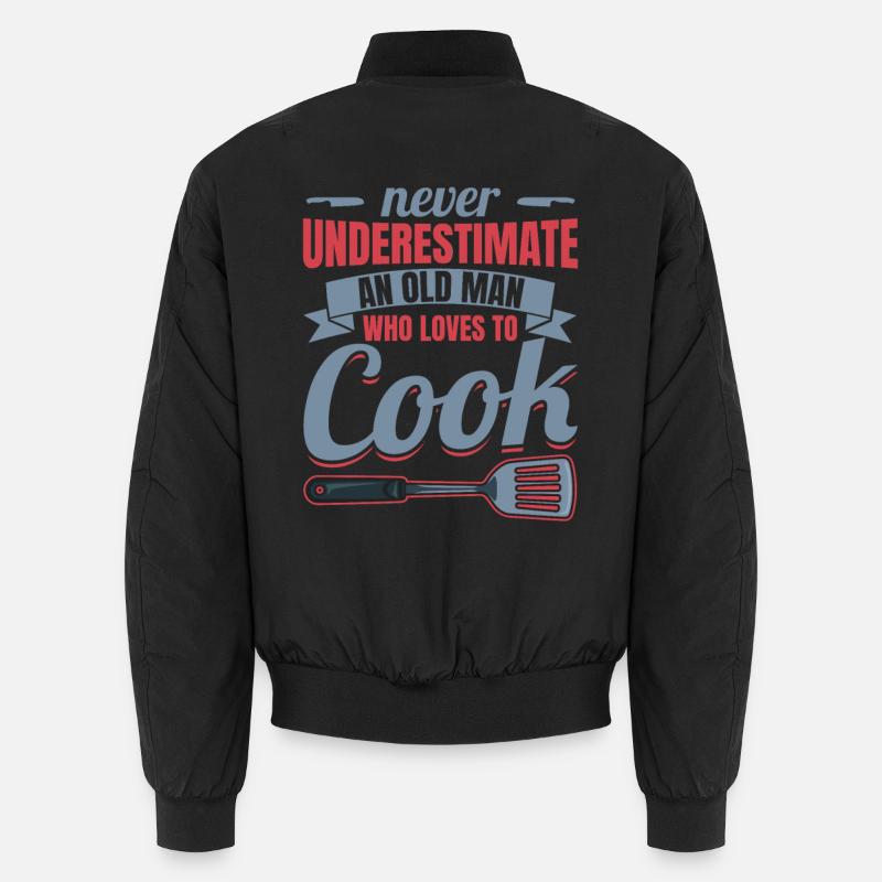 Chef Grandpa Unisex Bomber Jacket
