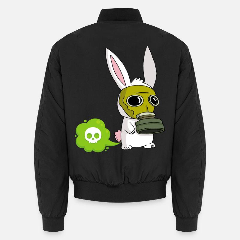 Farting Rabbit Unisex Bomber Jacket