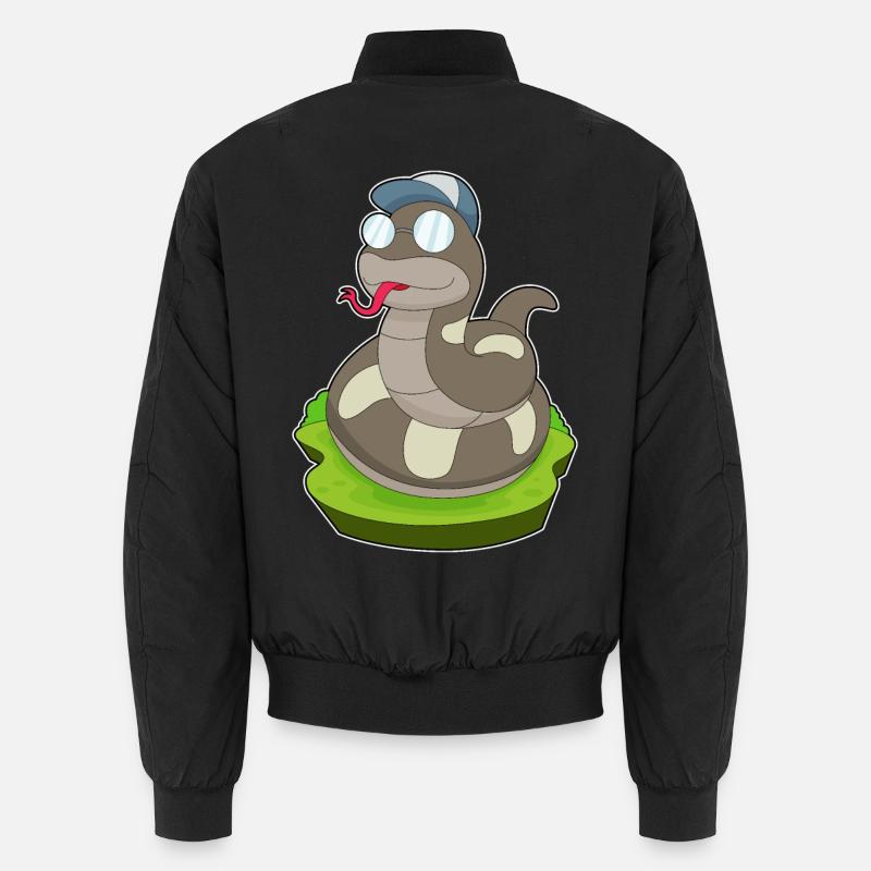 Lunettes Snake - Bomber unisexe - noir