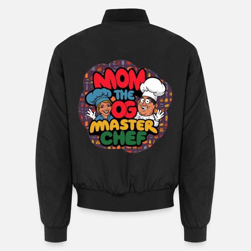 Maman chien Master Chef T-shirt Bomber unisexe