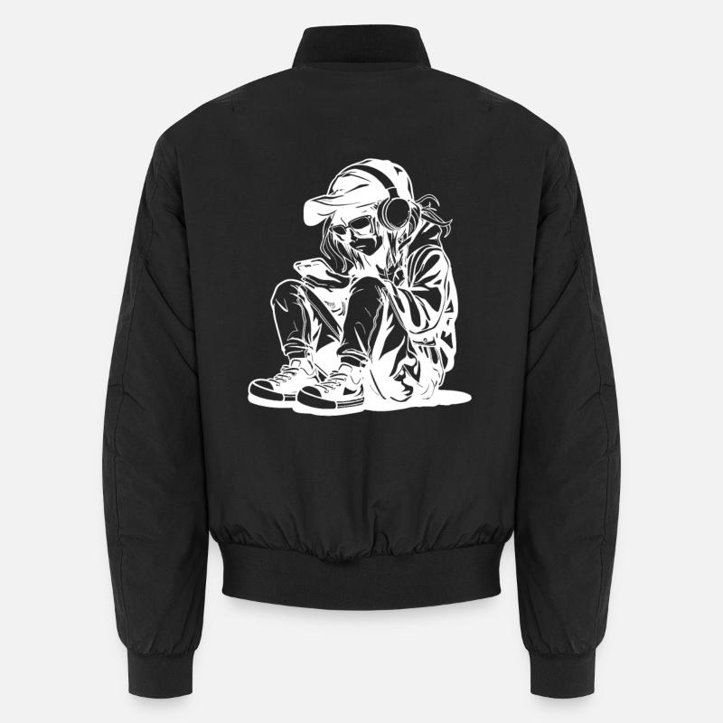 Video Game Lover Drawing Unisex Bomber Jacket