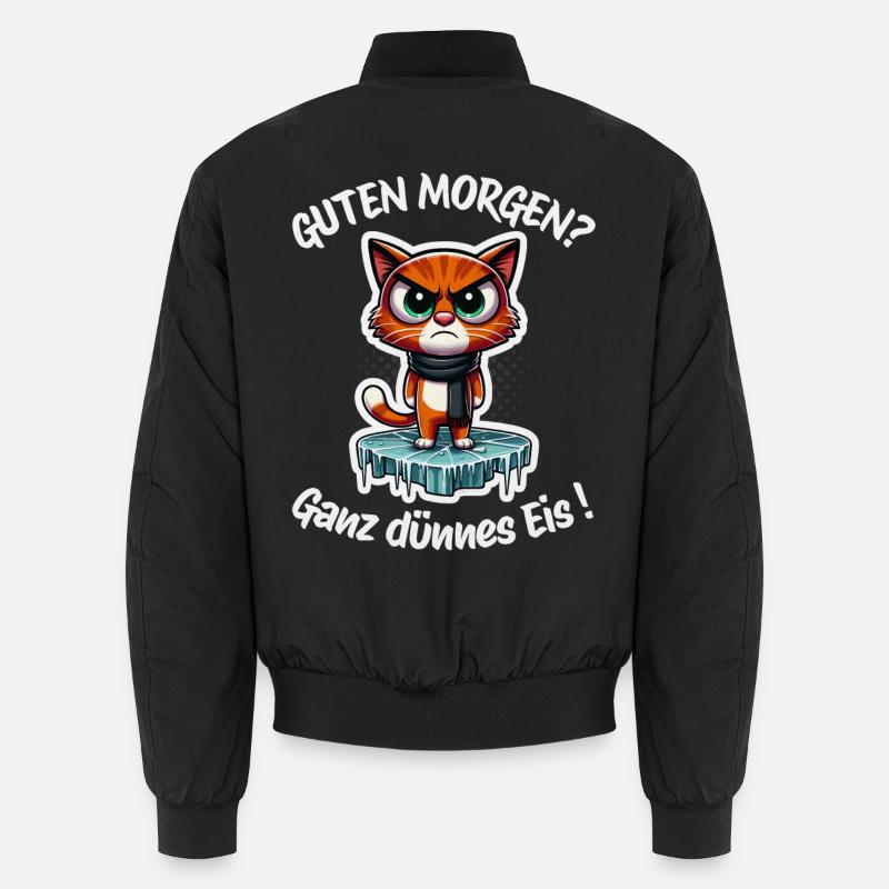 Very thin – morning cat Unisex Bomber Jacket