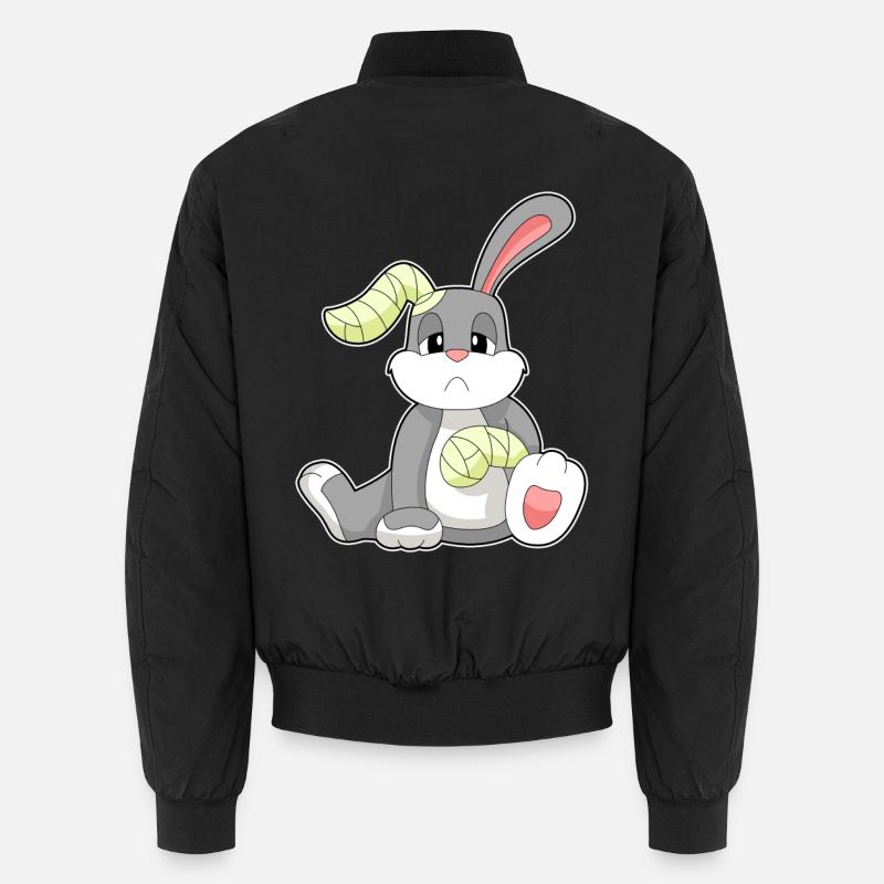 Bandage de lapin - Bomber unisexe - noir