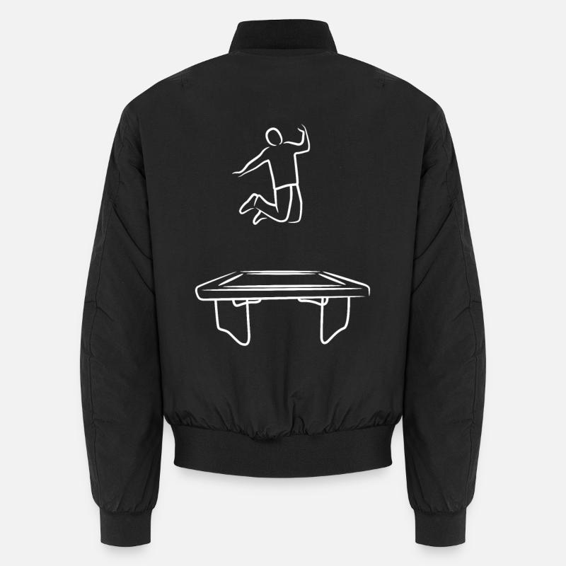 Lustiger Trampolinspringer Unisex Bomberjacke