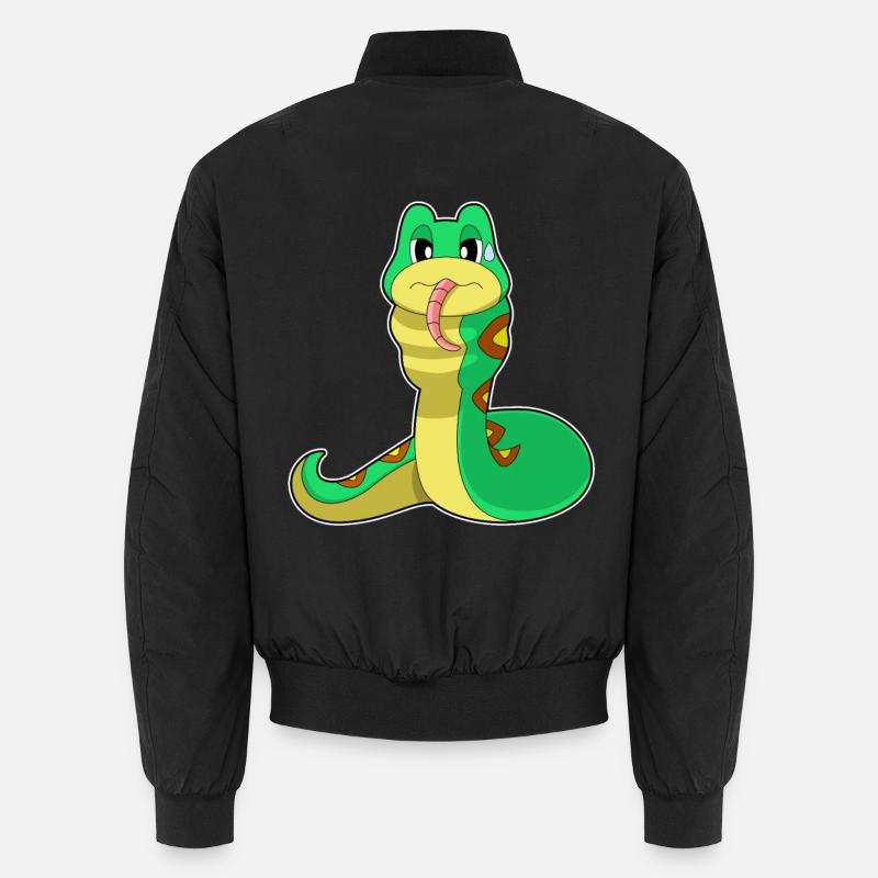 Nourriture pour serpents - Bomber unisexe - noir