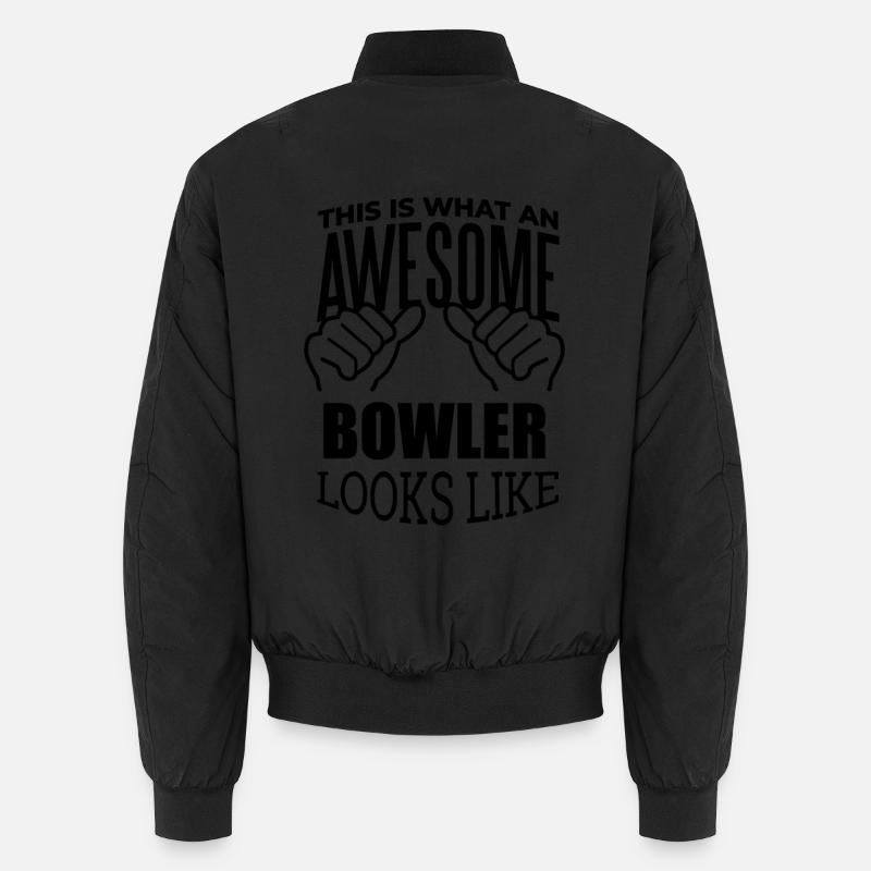 bowling - Bomber unisexe - noir