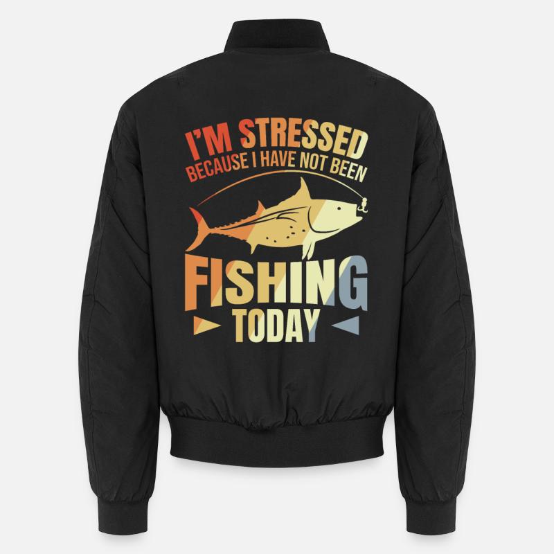 Dicton de motivation de pêche Bomber unisexe