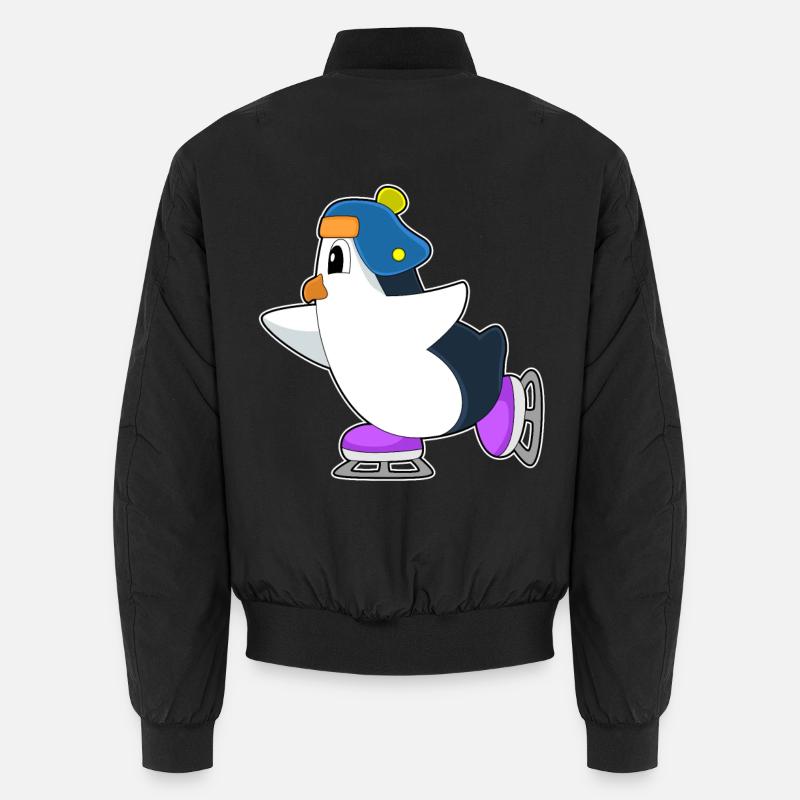 Patins à glace Penguin - Bomber unisexe - noir