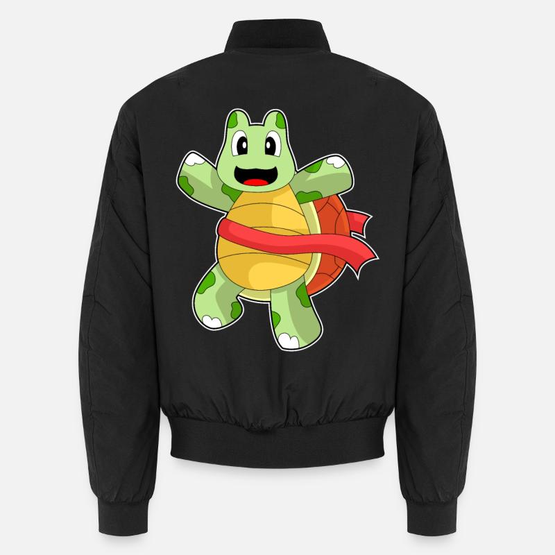 Schildkröte Sieger - Unisex Bomberjacke - Schwarz