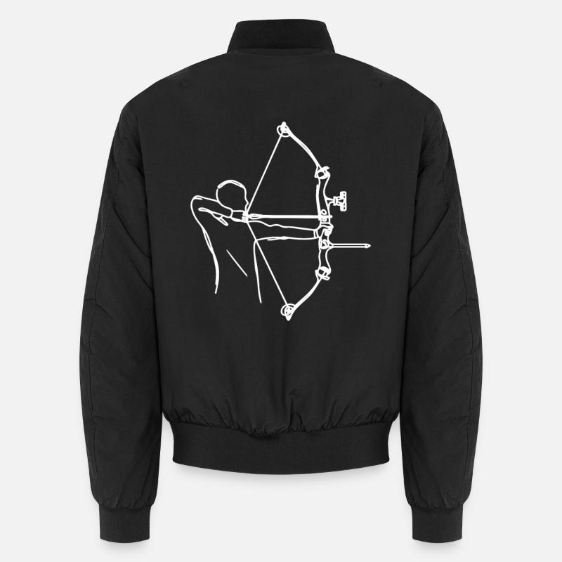 Bogensportler Unisex Bomberjacke