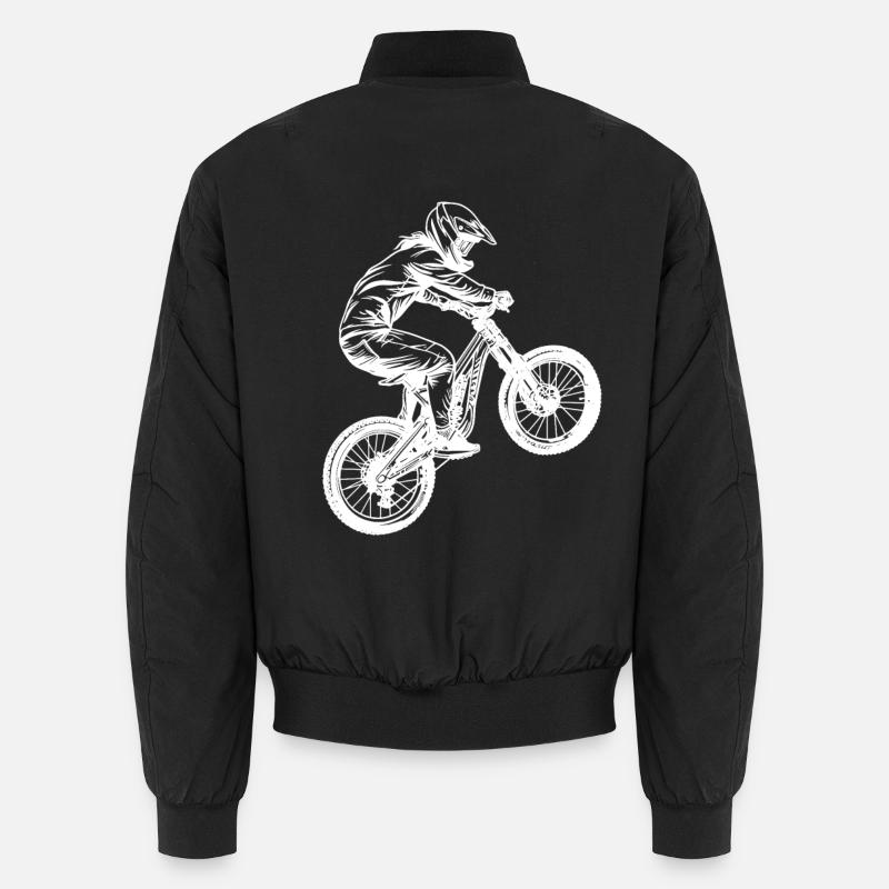 Mountainbike Mädchen Unisex Bomberjacke
