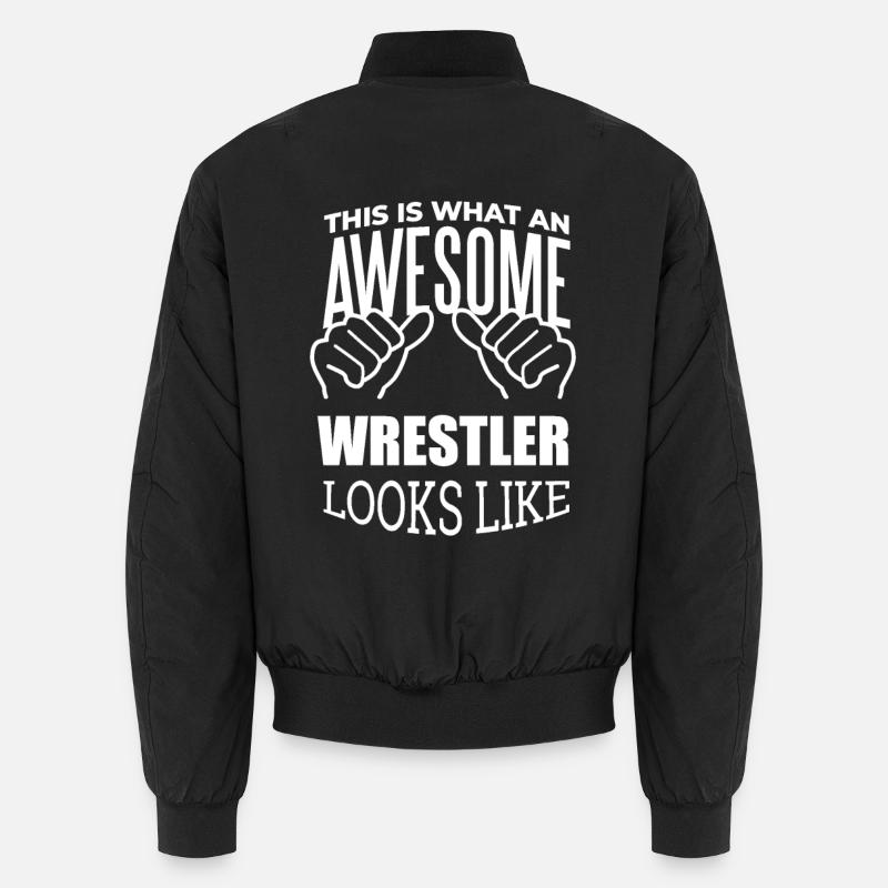 Wrestling - Unisex Bomber Jacket - black