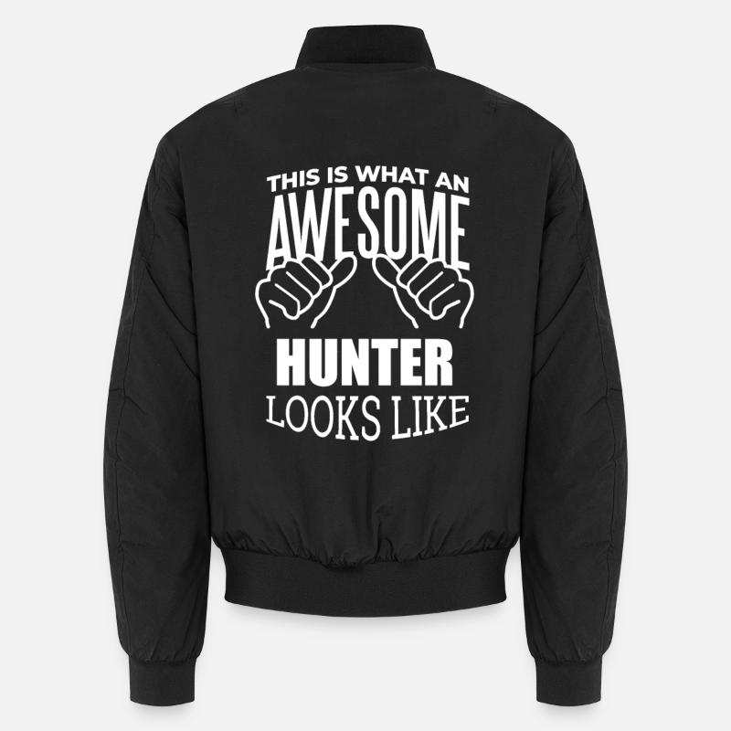 Chasseur - Bomber unisexe - noir