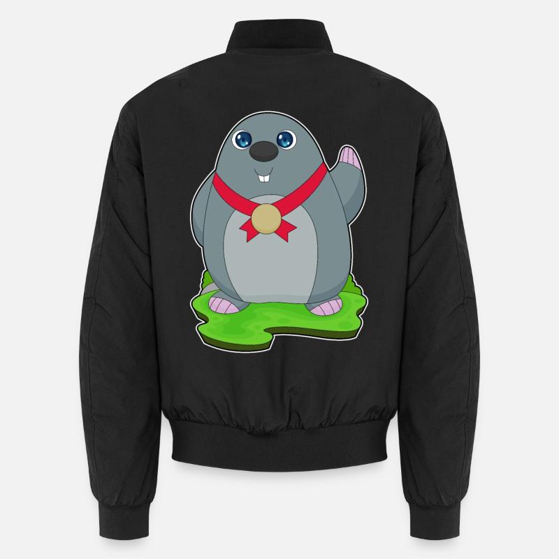 Mole Medal - Unisex Bomber Jacket - black