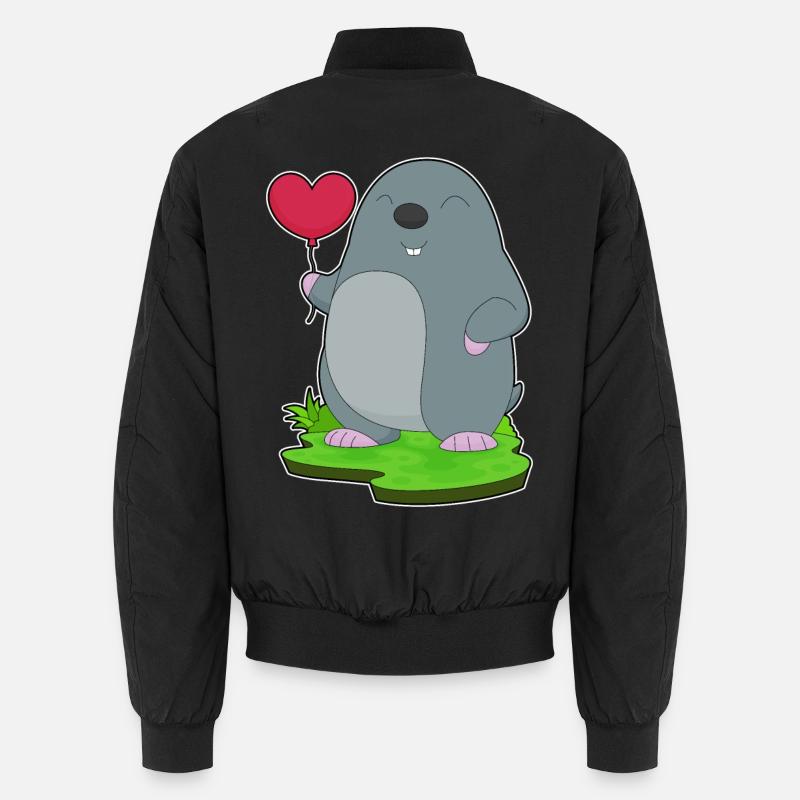 Mole Balloon - Unisex Bomber Jacket - black
