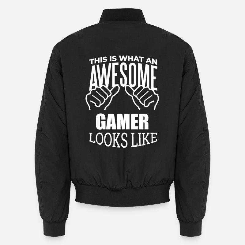 Gaming - Unisex Bomber Jacket - black