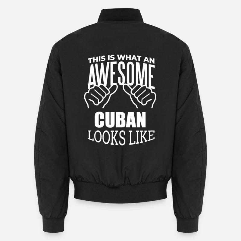 Cuba - Unisex Bomber Jacket - black