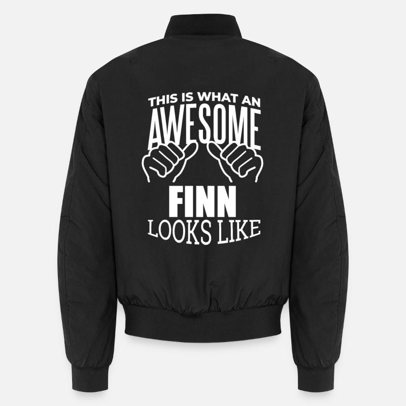 Finnland - Unisex Bomberjacke - Schwarz