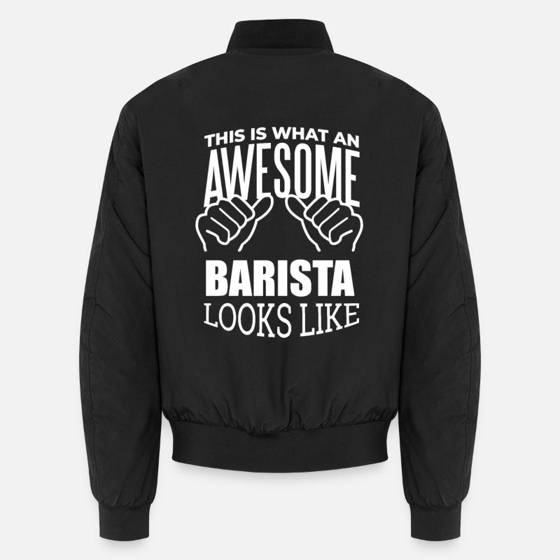 Barista - Bomber unisexe - noir