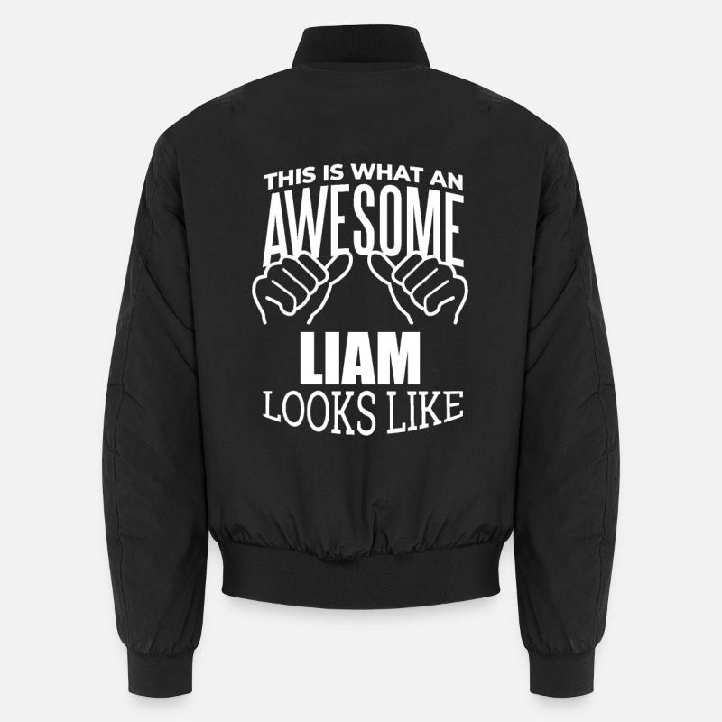 Liam - Bomber unisexe - noir