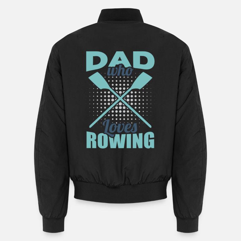 Rudernder Vater Unisex Bomberjacke