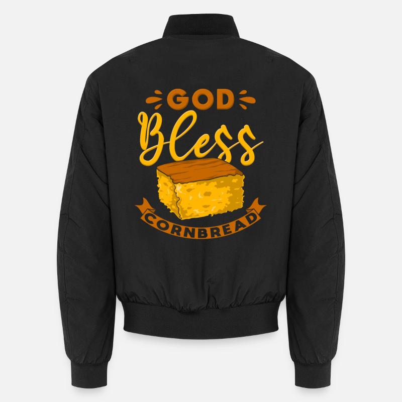 God Bless Cornbread - Unisex Bomberjacke - Schwarz