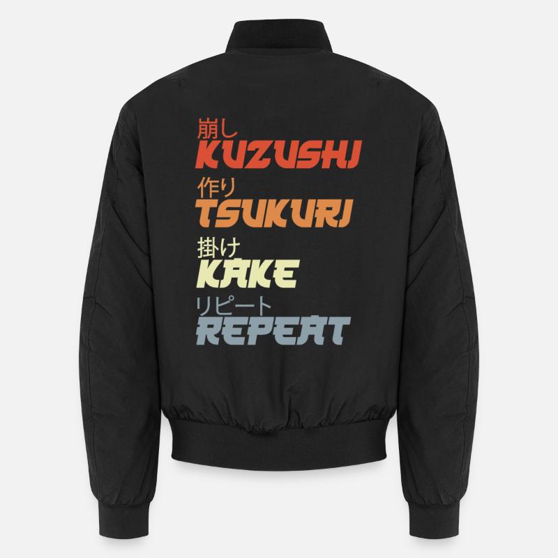 Judo Throwing Techniques - Unisex Bomber Jacket - black