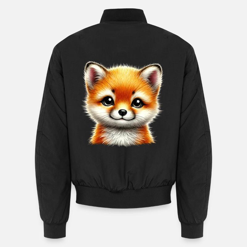 renard mignon renard petit design Bomber unisexe