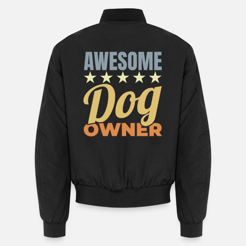 Propriétaire de chien génial - Bomber unisexe - noir