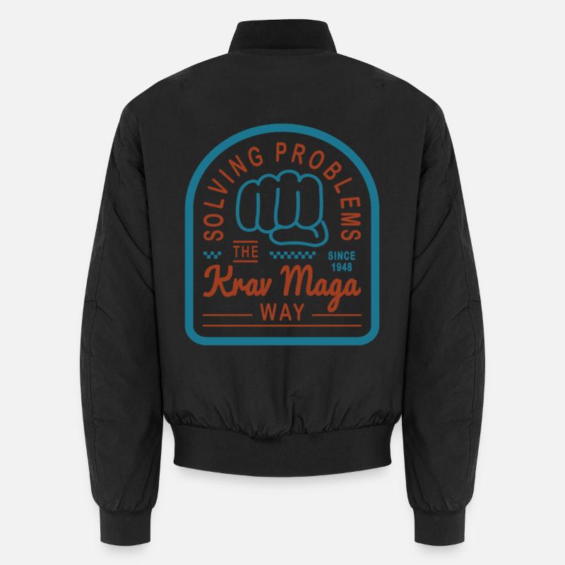 Solving problems the Krav Maga way Unisex Bomber Jacket