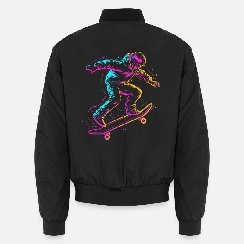 dessin de skateboarder de dessin animé Bomber unisexe