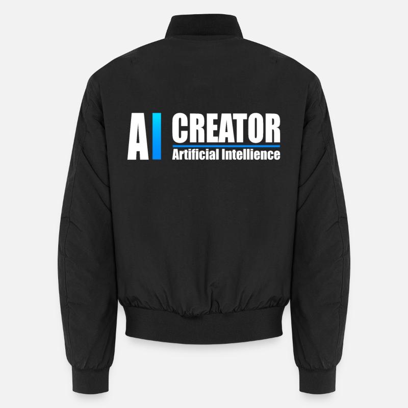 AI Creator Artificial Intelligence Enthusiast Unisex Bomber Jacket