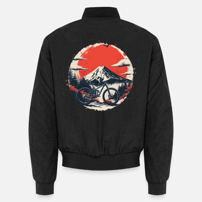 Mountain bikers - Unisex Bomber Jacket - black