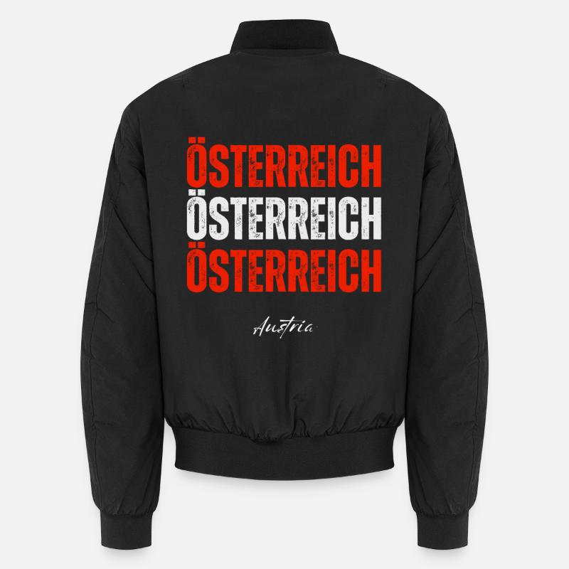 Flag of Austria, Austrian pride Unisex Bomber Jacket