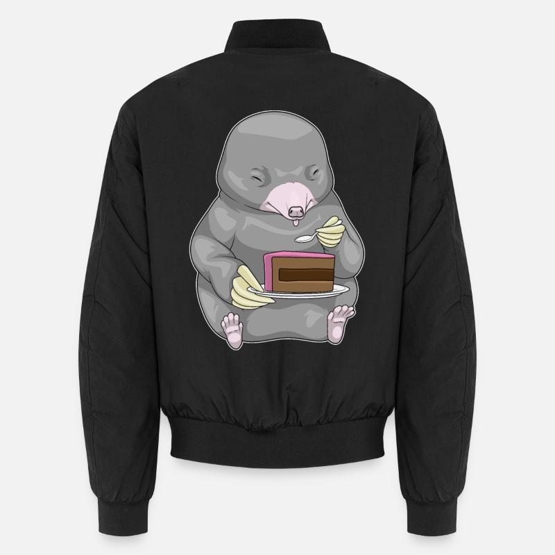 Mole Cake - Unisex Bomber Jacket - black